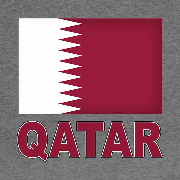 The Pride of Qatar - Qatari National Flag Design by Naves